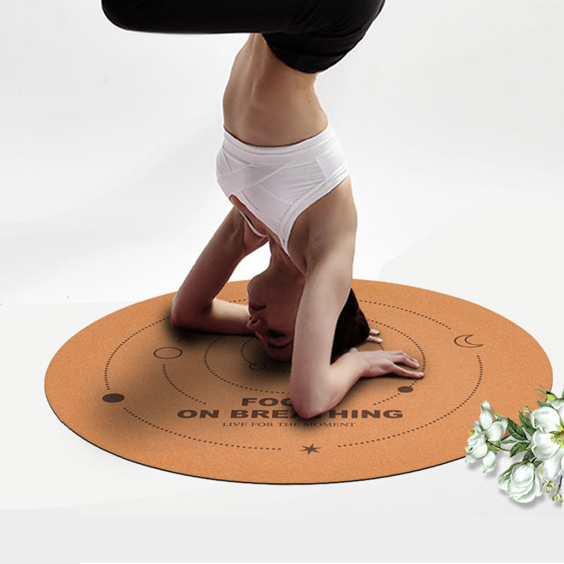 Cork and Rubber Yoga Mat – Sun and Moon